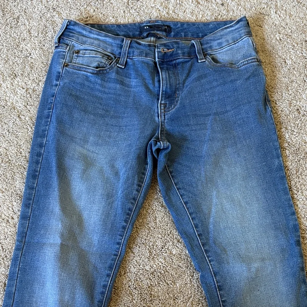 Aeropostale Women's Blue Low Rise Skinny Jeans - Picture 1 of 4